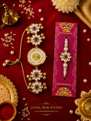 Reva Rakhi Watch Combo for Brother and Bhabhi