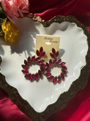 Red Stone Earrings