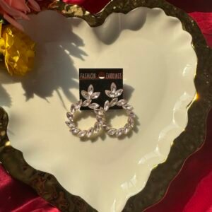 Light Pink Stone Earrings