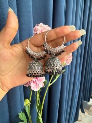 Black Bali Small Jhumka