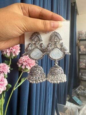 Beautiful Bird MOP Jhumki