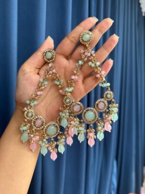Noori Chandbali – Mint Pink