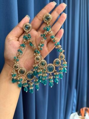 Noori Chandbali – Teal Green