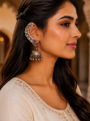 Aarika Multi Kashmiri Ear Cuff Jhumka