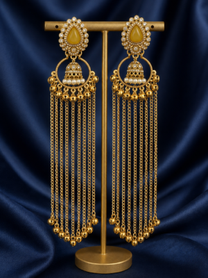 Afsana 18 cm Long Kashmiri Earrings for Women