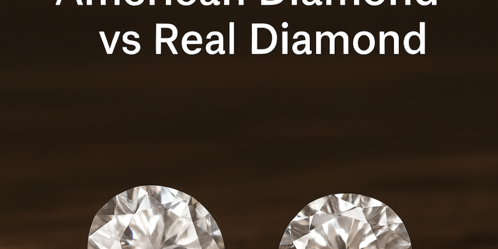 American diamond and a Real diamond